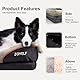 Joyelf Hundebett aus Memory-Schaum, orthopädisches Hundebett & Sofa mit abnehmbarem, waschbarem Bezug und Quietschspielzeug als Geschenk