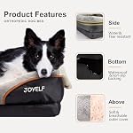 Large Memory Foam Dog Bed, Orthopedic Dog Bed & Sofa with Removable Washable Cover and Squeaker Toy as Gift - Image 3
