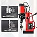EcoSummer 1550W Magnetic Drill Press, 500RPM Portable Mag Drill Press with 2 Inch Boring Diameter, 10-Speed Core Drilling Machine, Single Track Electric Drilling Tool for Metal Working, Industrial