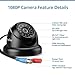 SANNCE 1080p Wired Home Security Camera with EXIR Night Vision, IP66 Waterproof for Outdoor Indoor Video Surveillance 4Pcs