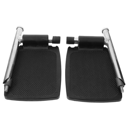 WOFASHPURET 1 ペア車椅子用 フットレストペダル 換用パッド 折り み 持ち び 利