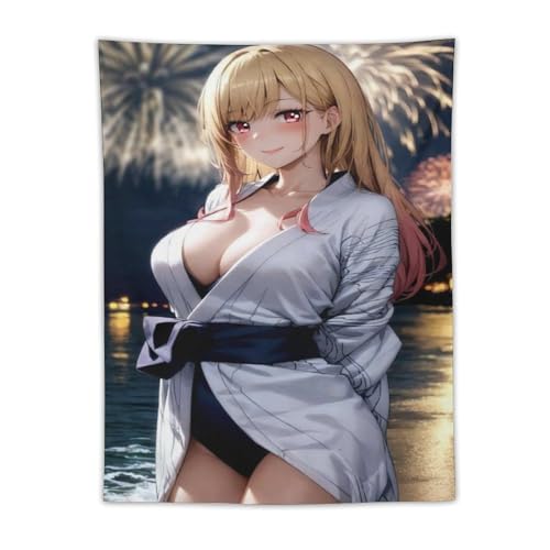 その着せ替え人形は恋をする 喜多川海夢 タペストリー 毛布 インテリア 布 多機能 壁掛け おしゃれ ウォールアート 個性ギフト ファブリック装飾 部屋 窓カーテン 装飾用品 30"x40"