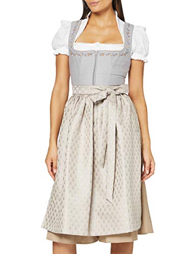 Preisvergleich Produktbild Apple of my eye Damen 995899 Kleid, Grau mit tauoe, 40