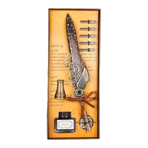 Ideale per artisti che cercano uno strumento di scrittura tradizionale, i collezionisti di penne a immersione apprezzano l'artigianato ornato e i regalatori premurosi alla ricerca di accessori da scrivania unici con fascino storico.
