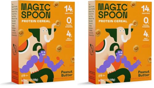 Image of Magic Spoon Peanut Butter Cereal, 1 Box (Pack of 2)