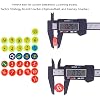 27 Pieces Player Magnets with Number, Premium Magnetic Tactic Board Accessories - Set of 27 Numbered Gel Magnets Pitch for Sports Soccer, Football, Basketball, Baseball, and Hockey Coaches