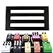 TUOREN Aluminium Alloy Guitar Pedal Board Medium Guitar Effects Pedalboard 14.5