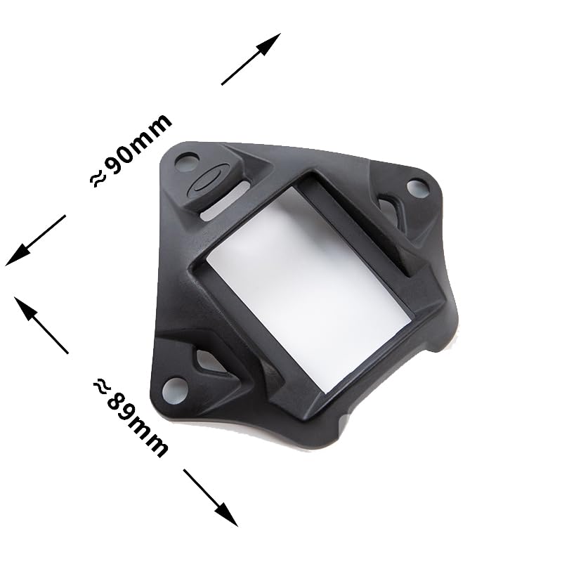 FMA - Supporto in Alluminio per Casco Airsoft VAS Shroud NVG, Nero/Argento/Oro