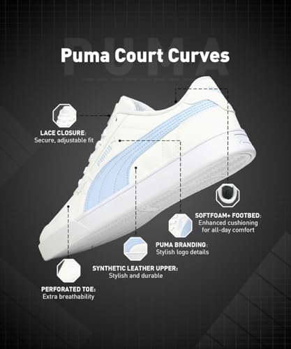 Image of Puma Unisex-Adult Court Curves Sneaker