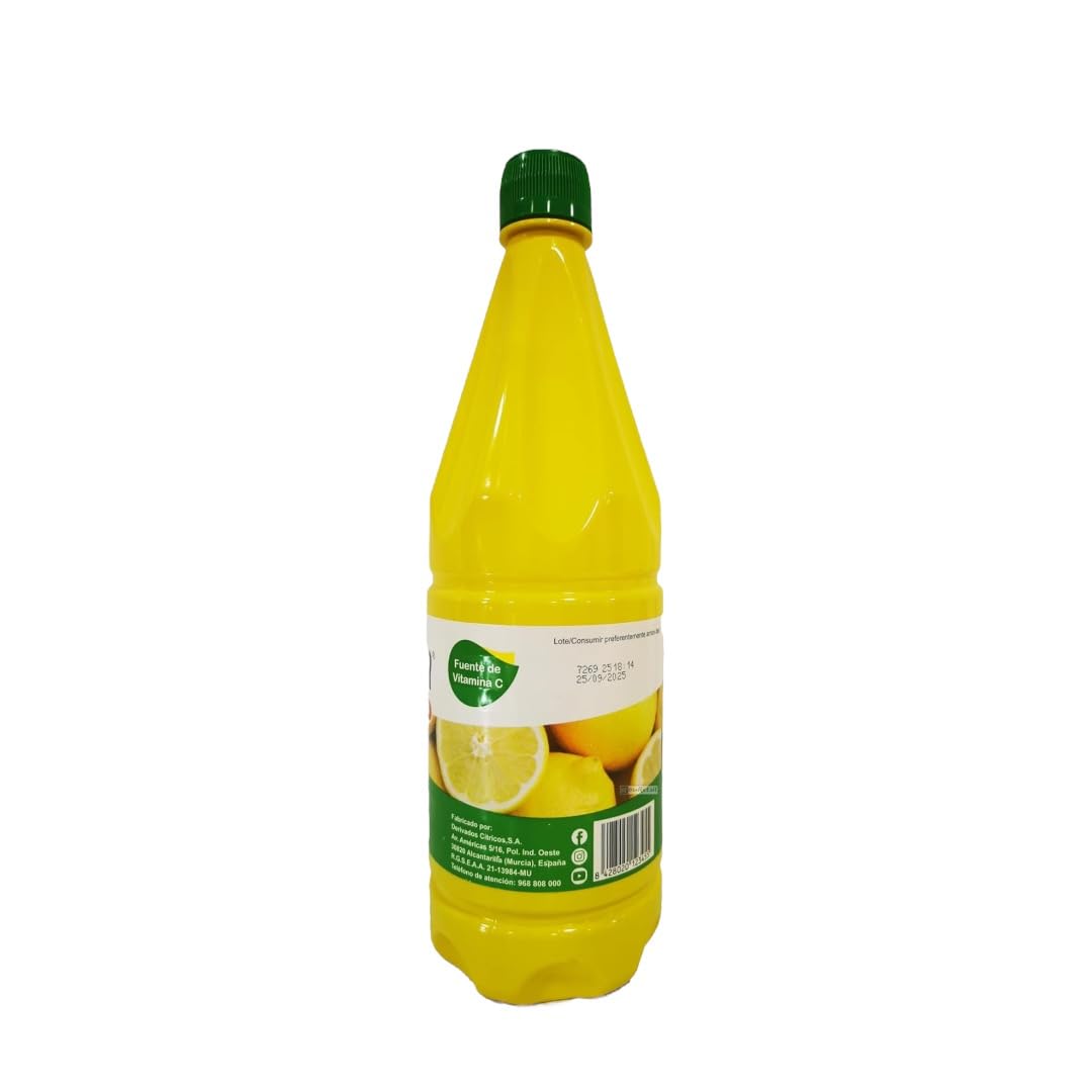 Solimon | Zumo de Limón Exprimido 100% Natural | 2 x1 litro