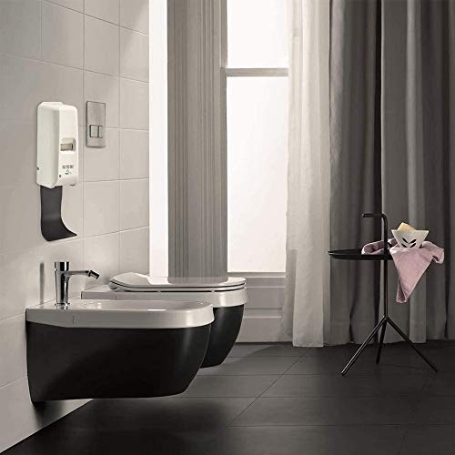 Image of Soap Dispenser Drip Tray, Wall Mount Soap Dispenser Bracket, Laundry Detergent Drip Tray, Easy to Clean(Black,10pcs)