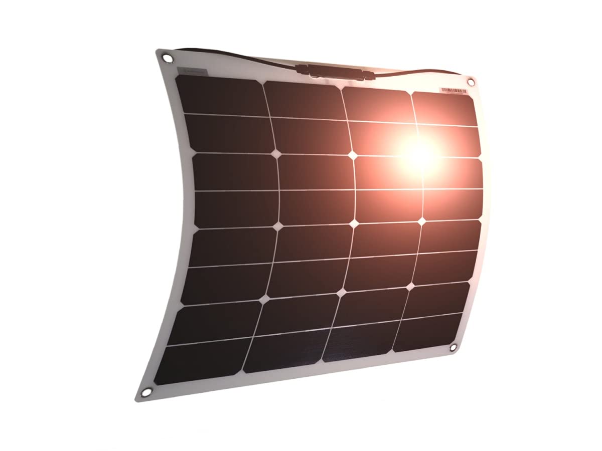 Pannello solare 50 Watt flessibile mono pannello solare semiFlex PV camper campeggio 580 x 540 x 2