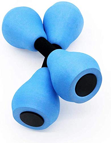 MMUK Aquatic Exercise Dumbells 1Pair EVA Water Aerobic Exercise Foam Dumbbell Pool Resistance for Adults Kids Beginners,Water Fitness Exercises Equipment for Weight Loss Aqua Therapy Pool Exercise