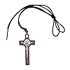 Karrychen Kruis ketting hout metalen hanger sieraden mannen Womens religieuze