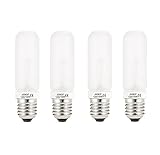 Vstar JDD Type 150W 110-130V Frosted Halogen Light Bulb, Replacement Modeling Bulb for Photo Studio Strobe Lighting,Pack of 4