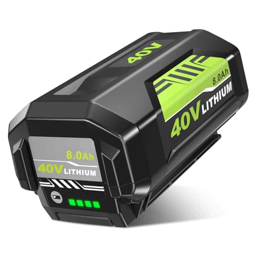 40v 8000mAh OP4026A Replacement for Ryobi 40V Battery 8.0Ah Compatible with Ryobi 40 Volt Battery Lithium OP4026A OP4015 OP4040 OP40201 OP4050A OP4015 OP40261 OP4030 OP40401 Power Tools (1Pack)