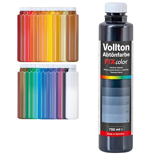Decotric Decolor Abtönfarbe Schwarz, 750ml, 4007955904014