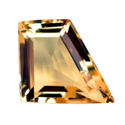 Citrine naturelle facettée idéale pour créer un pendentif personnalisé