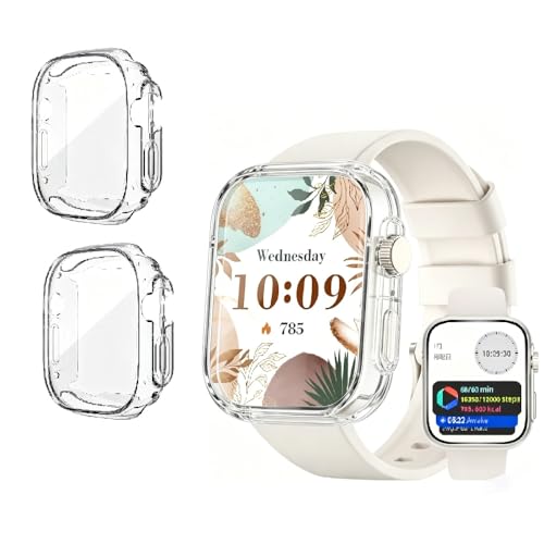 �yYLPINGAA�z�P�[�X For LOVAME �X�}�[�g�E�H�b�` 1.91�C���` �Ή� �P�[�X �ی�t�B�����i�ėp�^�j�P�[�X TPU �J�o�[+�t�B���� ��̌^ �S�ʕی� �����ȒP �����ߗ� �w��h�~ �t�F�C�X�J�o�[�Z�b�g �i2���� �j