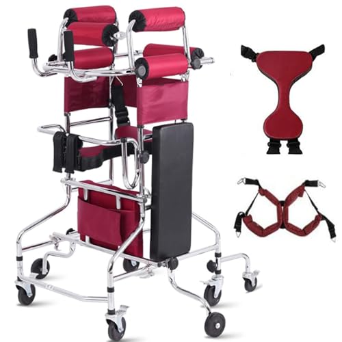Deambulatori Rollator, Ausilio Per Stare In Piedi Per Anziani, Riabilitazione Da Ictus Emiplegia, Telaio Regolabile In Altezza Per Adulti - Migliora L'Allenamento Per La Deambulazione Degli