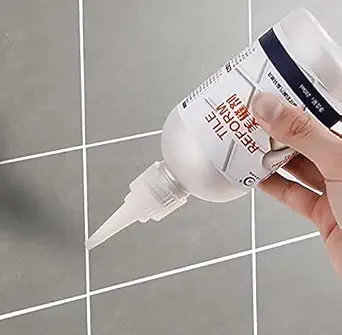 Weptix Tile Reform Glue, Waterproof Tile Gap, Crack, Grout Filler Water Resistant Silicone Sealant for DIY Home Sink Gaps, Tiles Gaps Grouts Repair Filler Tube For Home, Office, Bathroom, Toilets