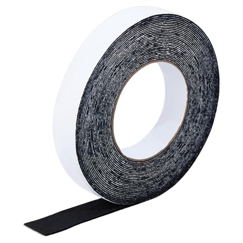 Image of BENECREAT 10.94 Yards Self Adhesive Felt Tape, 0.98 Inch Black Felt Strips with Adhesive Backing for Furniture Protecting Hardwood Floors Chair Wall