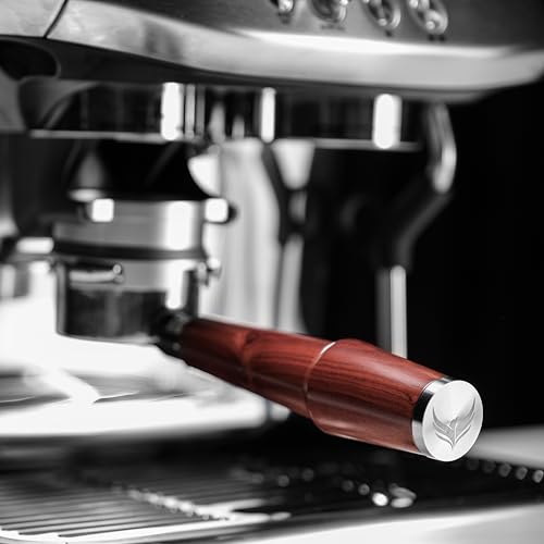 54mm Dosing Funnel Espresso Puck Screen Set KNODOS Grinder Trigger Portafilter Funnel and Filter Compatible with Breville 54mm Portafilters