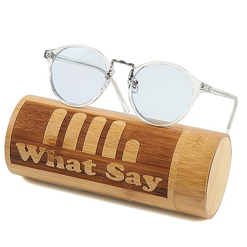 [What Say] FASHION NVbN t[ J[Y ~[Y TOX NAY ɒBKl UV400 Y fB[X P[X (y[u[/NAEVo[)