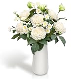 Tobilu 16&rsquo;&rsquo; Faux Flowers in Vase, Dining Table Centerpieces Decor
