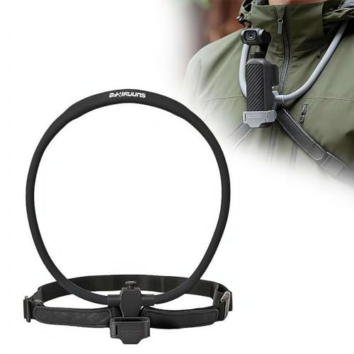 For DJI Osmo Pocket 3/4��p �l�b�N���X�z���_�[ �`�F�X�g/�l�b�N���X�}�E���g �N�C�b�N�����[�X&90°�t���b�v �n���Y�t���[ ������ �����h�~ �A�N�V����Vlog �ނ� �T�C�N�����O POV�}�E���g For DJI Osmo Po