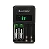 LLOYTRON Ultra Fast Intelligent AA/AAA LCD Home Battery Charger for NiMh Rechargeable Batteries - Charge 1 or 4 Batteries at Once - LCD Display - B1509 - Black #4
