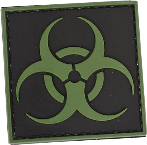 Evike - PVC Hook and Loop Patch - Biohazard Symbol