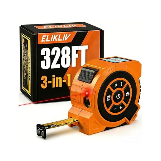 328Ft Multi-Function Digital Tape Measure