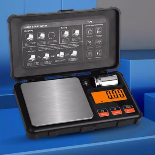 Báscula electrónica de alta precisión para joyas 50g-0.001g miniatura 5