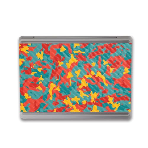 Image of MightySkins Carbon Fiber Skin Compatible with Microsoft Surface Laptop Go 3 (2023) Full Wrap Kit - Wild Camouflage | Protective, Durable Textured Carbon Fiber Finish | Easy to Apply | Made in The USA