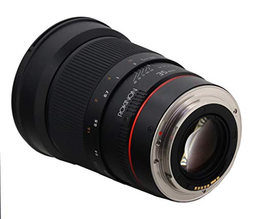 Rokinon 35Mm F/1.4 As Umc Wide Angle Lens For Nikon With Automatic Chip Rk35Maf-N - Fixed #TOP4