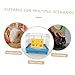 Kisangel Hamster Storage Bag for Hanging Feeder Capacity for Easy Access Machine Washable for Small Animals Cages Gardens