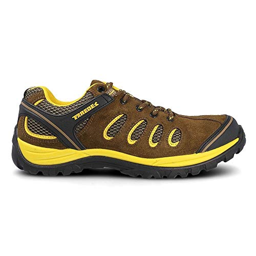 Zapato seguridad PAREDES, Radio serraje marrón, S1P SRC