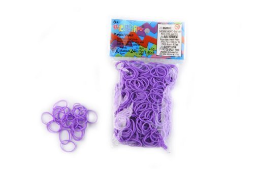 Elastiques Rainbow Loom Violet