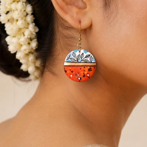 Image of Boho Ethnic Earrings Collection for Women - Colorful Tassel, Hoop, Stud, Drop, Chandelier & Huggie Styles Inspired by Festival Fashion