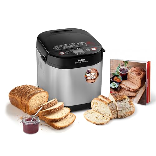 Tefal Breadmaker with Yoghurt Pot Accessory, 15 Hours Delay Start, Kitchen, 20 Auto Programs,...
