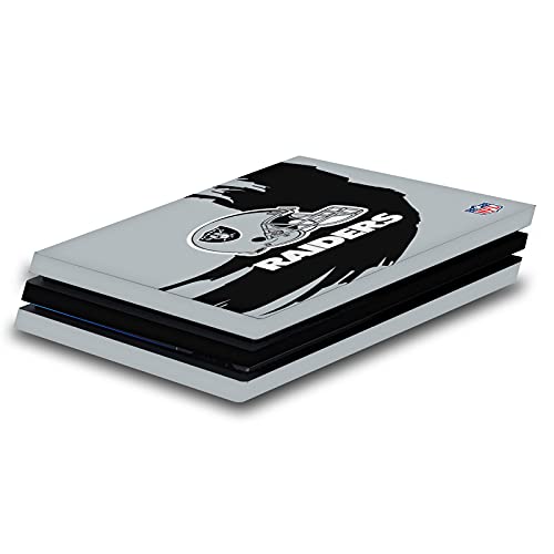 Peau autocollante PS4 Pro NFL Las Vegas Raiders pour masquer les rayures de la console