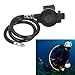 RiToEasysports Diving Breathing Valve, Breathing Secondary Valve with Medium Pressure Tube Adjustable Diving Equipment Replacement for Snorkeling Underwater (Black)