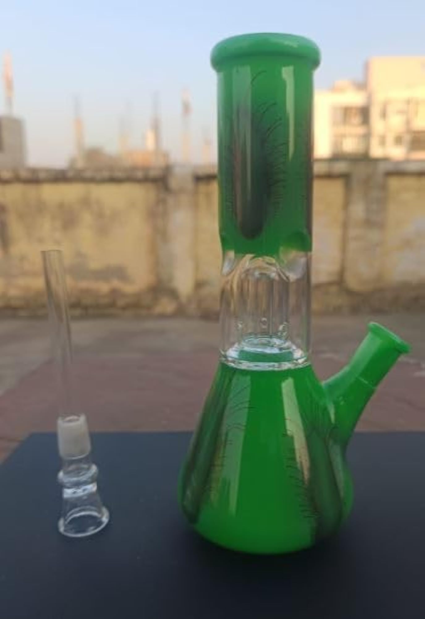 Dark Green Leaf Perc, 1 Piece