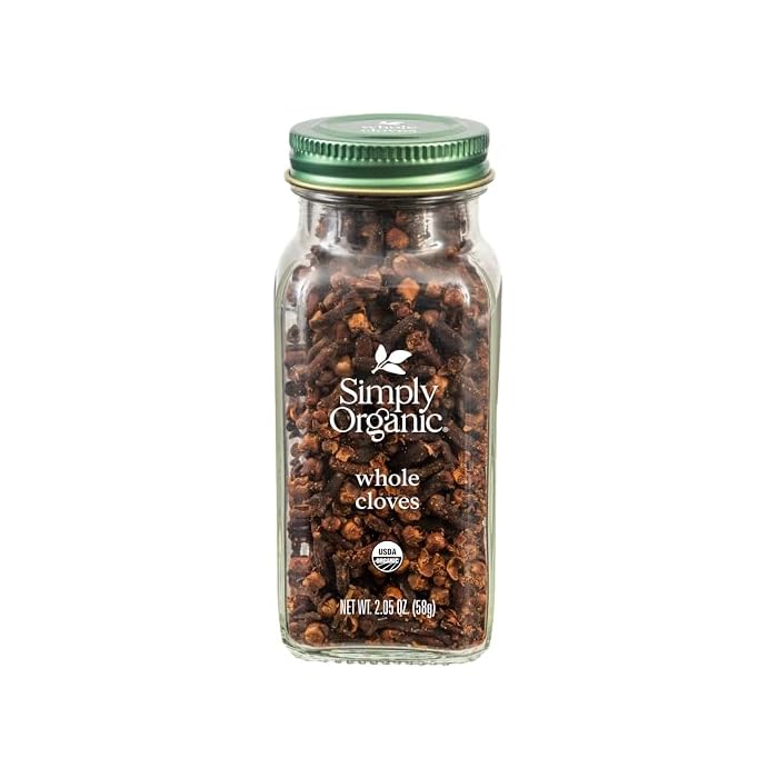 Simply Organic Whole Cloves, Certified Organic | 2.05 oz | Syzygium aromaticum (L.) Merr. & L.