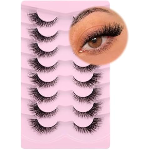 Fluffy Faux Mink Wispy Eyelashes by GVEFETIEE Cover