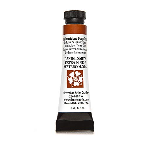 Daniel Smith ダニエル・スミス 水彩絵具 5mlチューブ (Quinacridone Deep Gold) 284610152