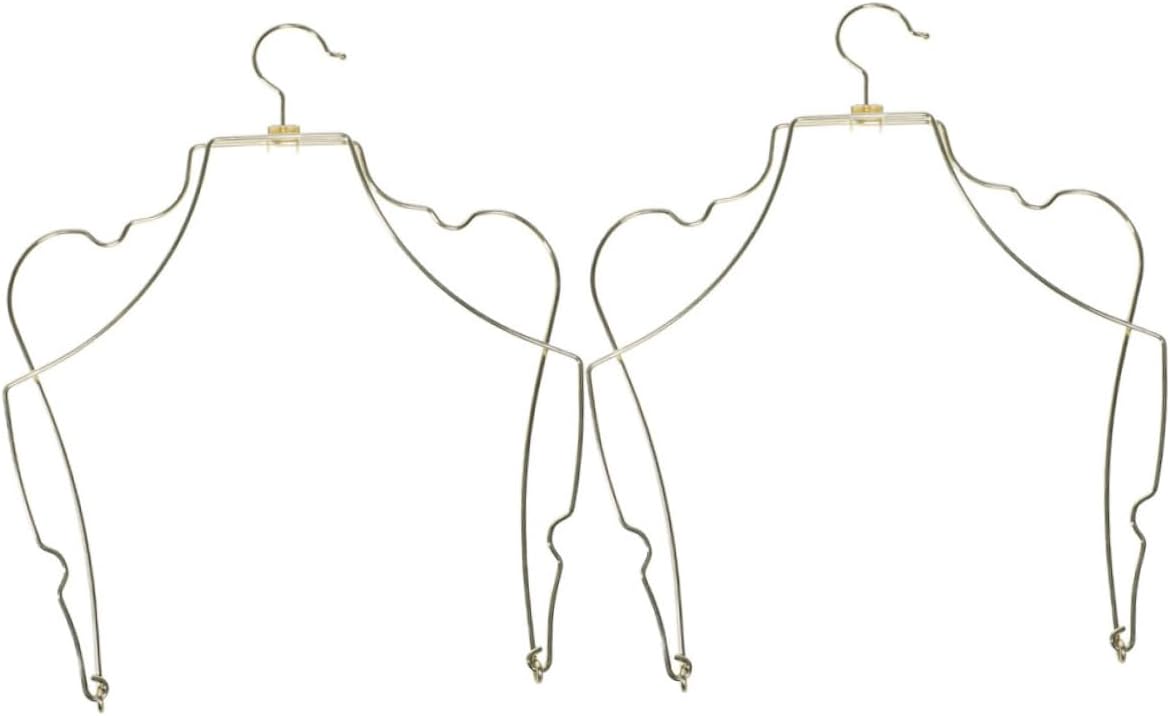 Foldable Swimsuit Rack 2pcs Metal Lingerie Hangers Display Hangers for Women and Wrinkle-Free