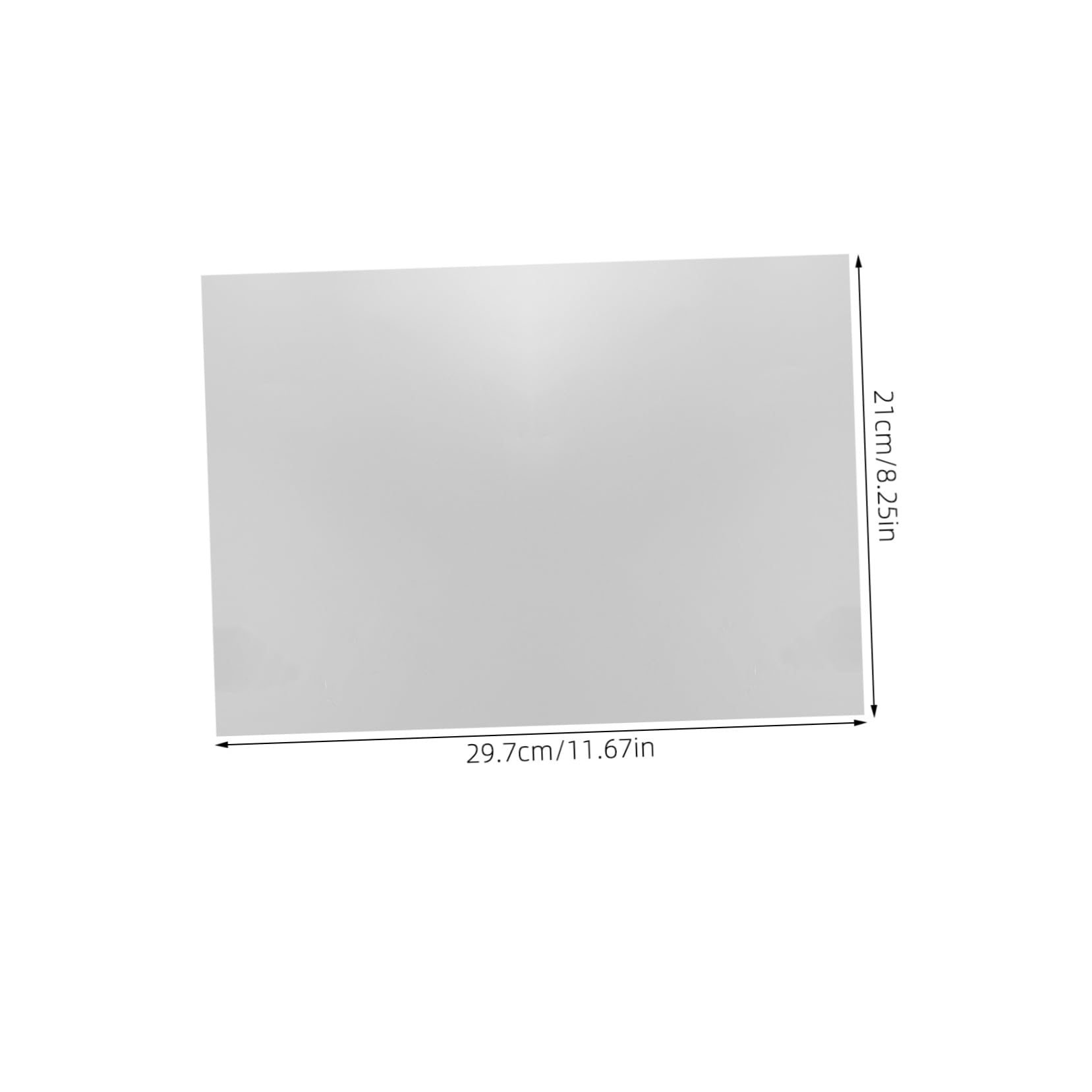 Totority Resin Plastic Mirror Self Adhesive Mirror Tiles for Boys and Girls for DIY Craft Wall Decor