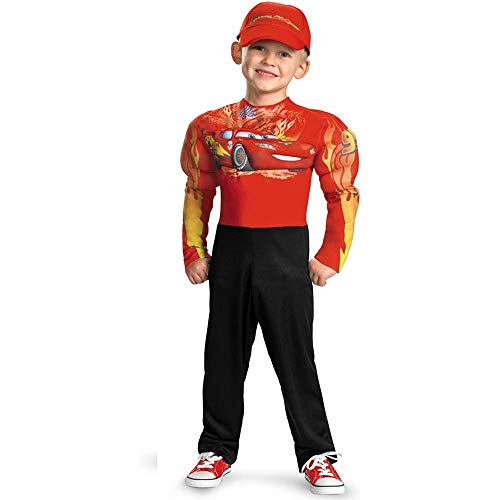 Disfraz Lightning Mcqueen Muscle Talla Small